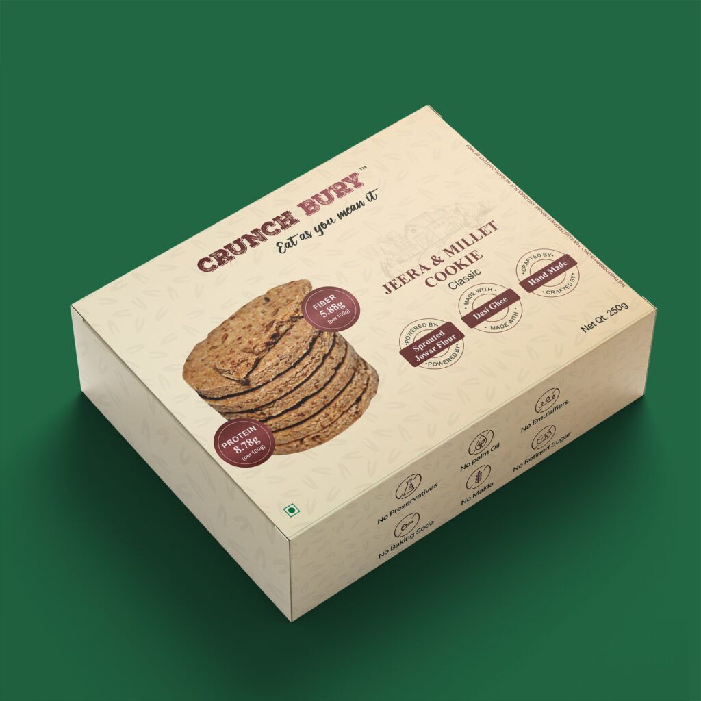 Jeera and Millet Cookies